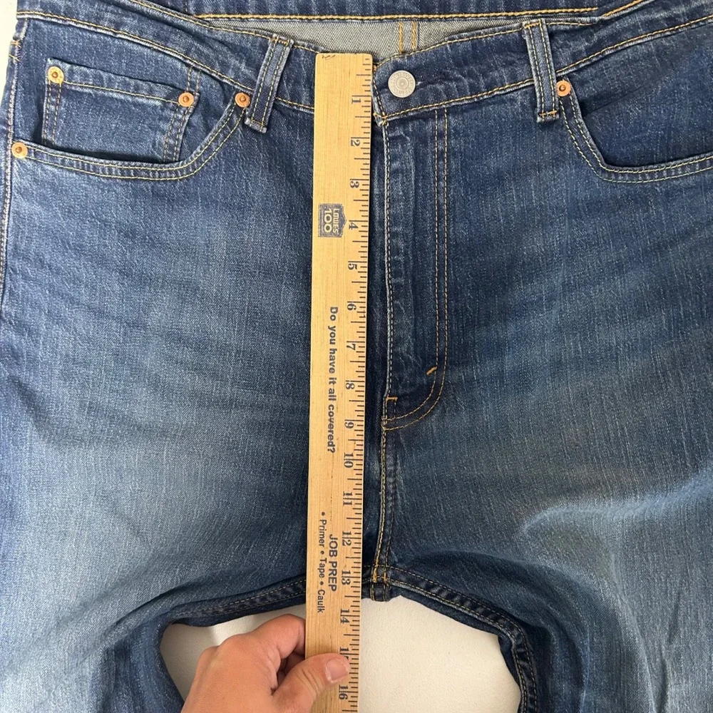 Levi's 505 Regular Fit Jeans Mens 38x30 Blue Medium Wash Straight Leg